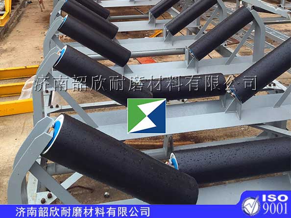 高分子托辊安装现场